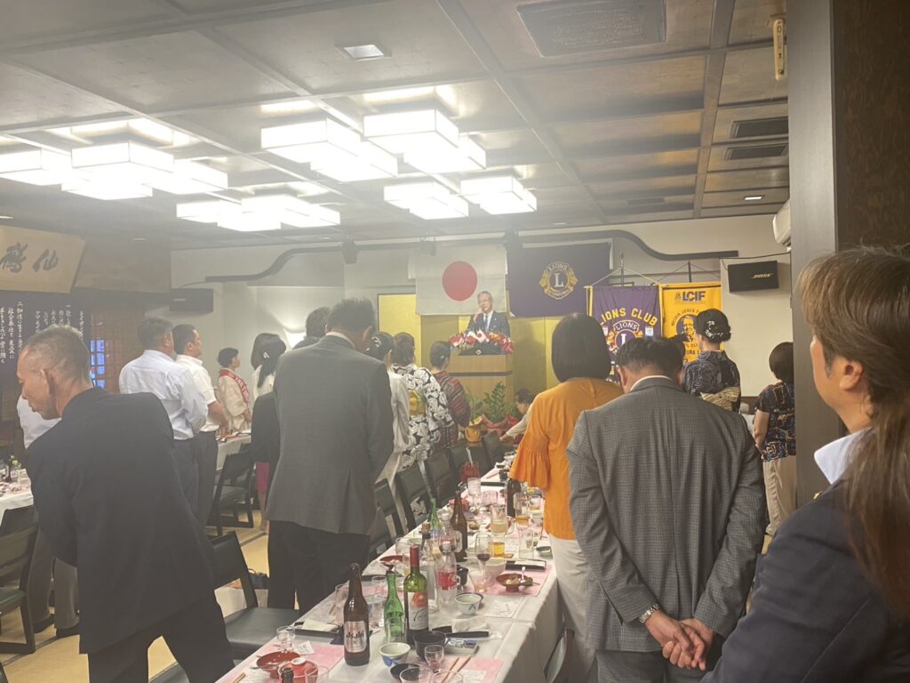 福岡桜ライオンズクラブ納涼例会に参加いたしました
