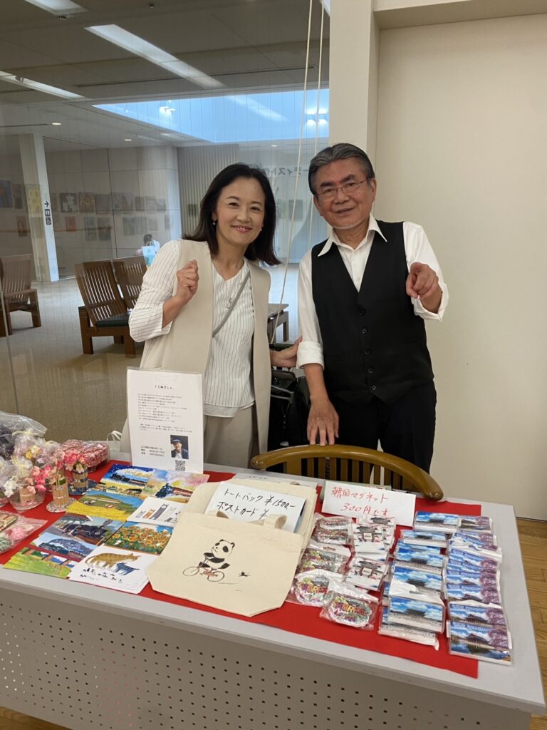 福岡ノーマライゼーションLC共催の日韓障がい者美術交流会に参加