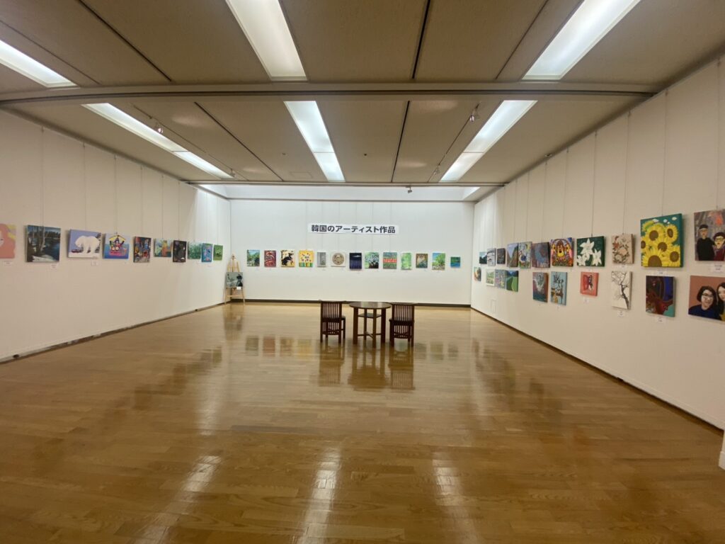 福岡ノーマライゼーションLC共催の日韓障がい者美術交流会に参加