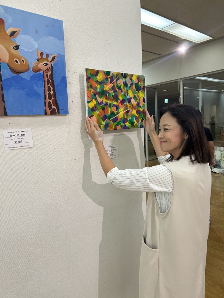 福岡ノーマライゼーションLC共催の日韓障がい者美術交流会に参加
