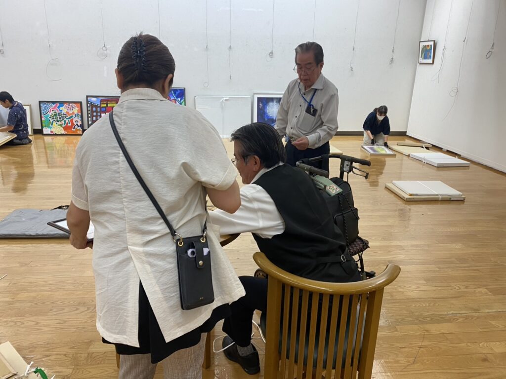 福岡ノーマライゼーションLC共催の日韓障がい者美術交流会に参加