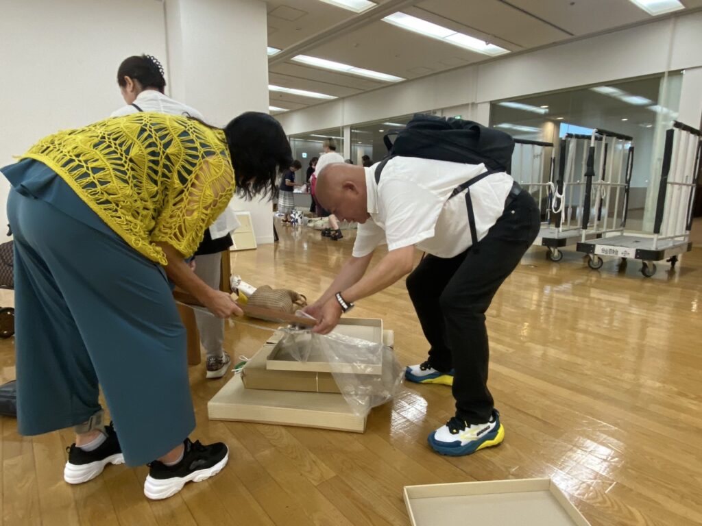 福岡ノーマライゼーションLC共催の日韓障がい者美術交流会に参加