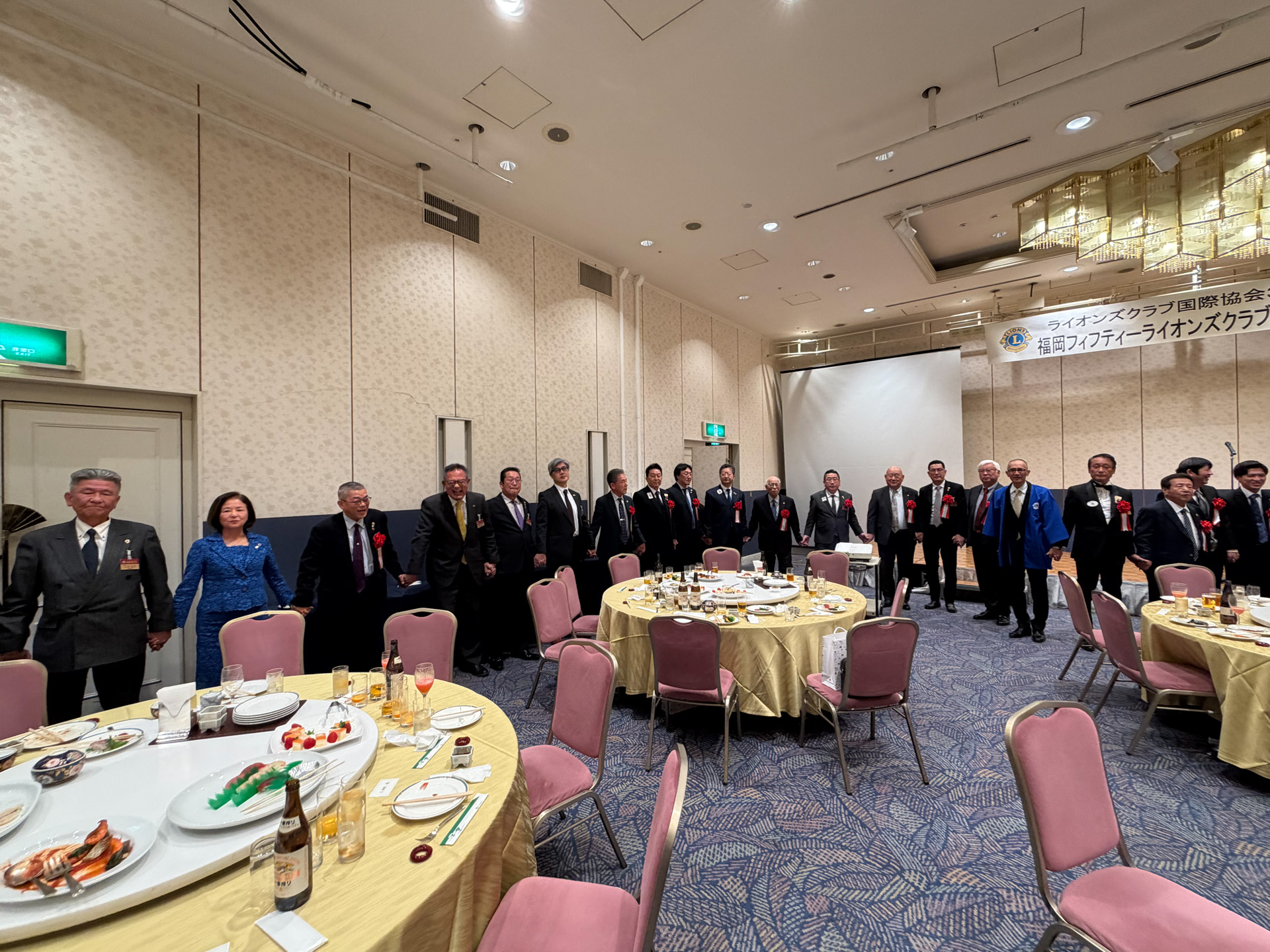 福岡フィフティーLC結成25周年記念式典・祝宴 報告