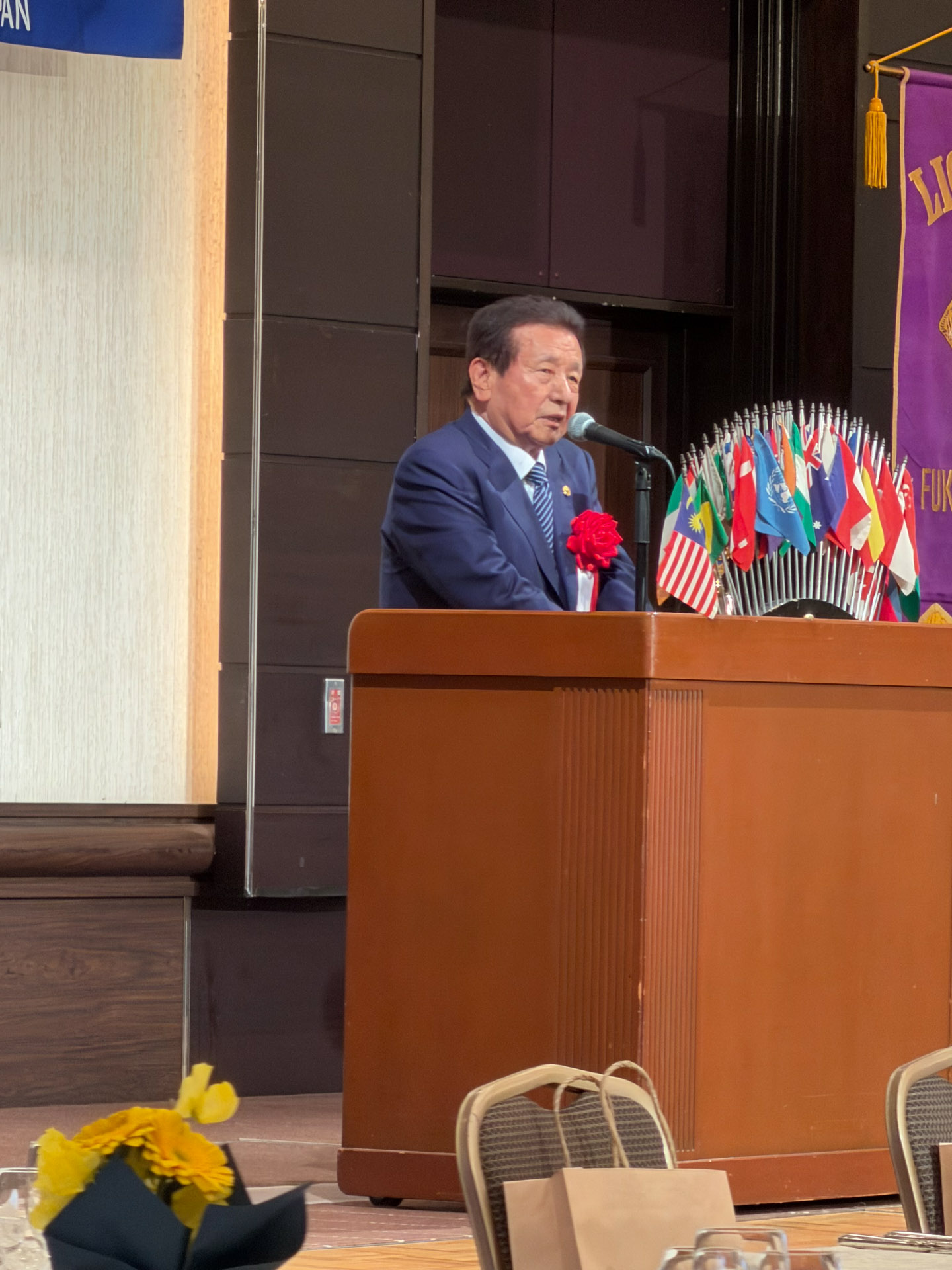 福岡大名ライオンズクラブ結成40周年記念式典 報告