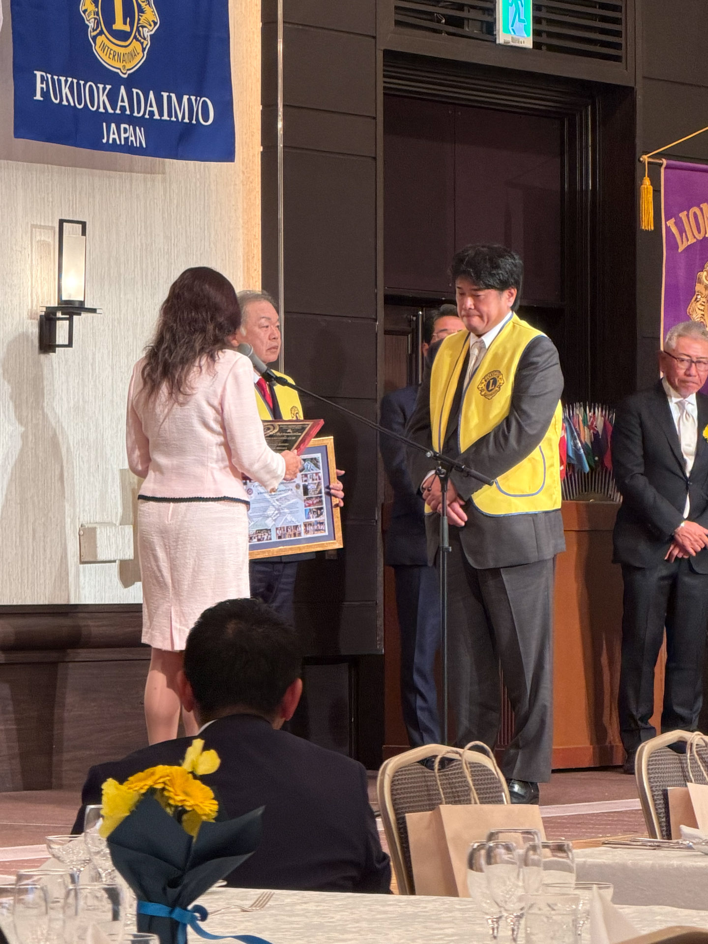 福岡大名ライオンズクラブ結成40周年記念式典 報告