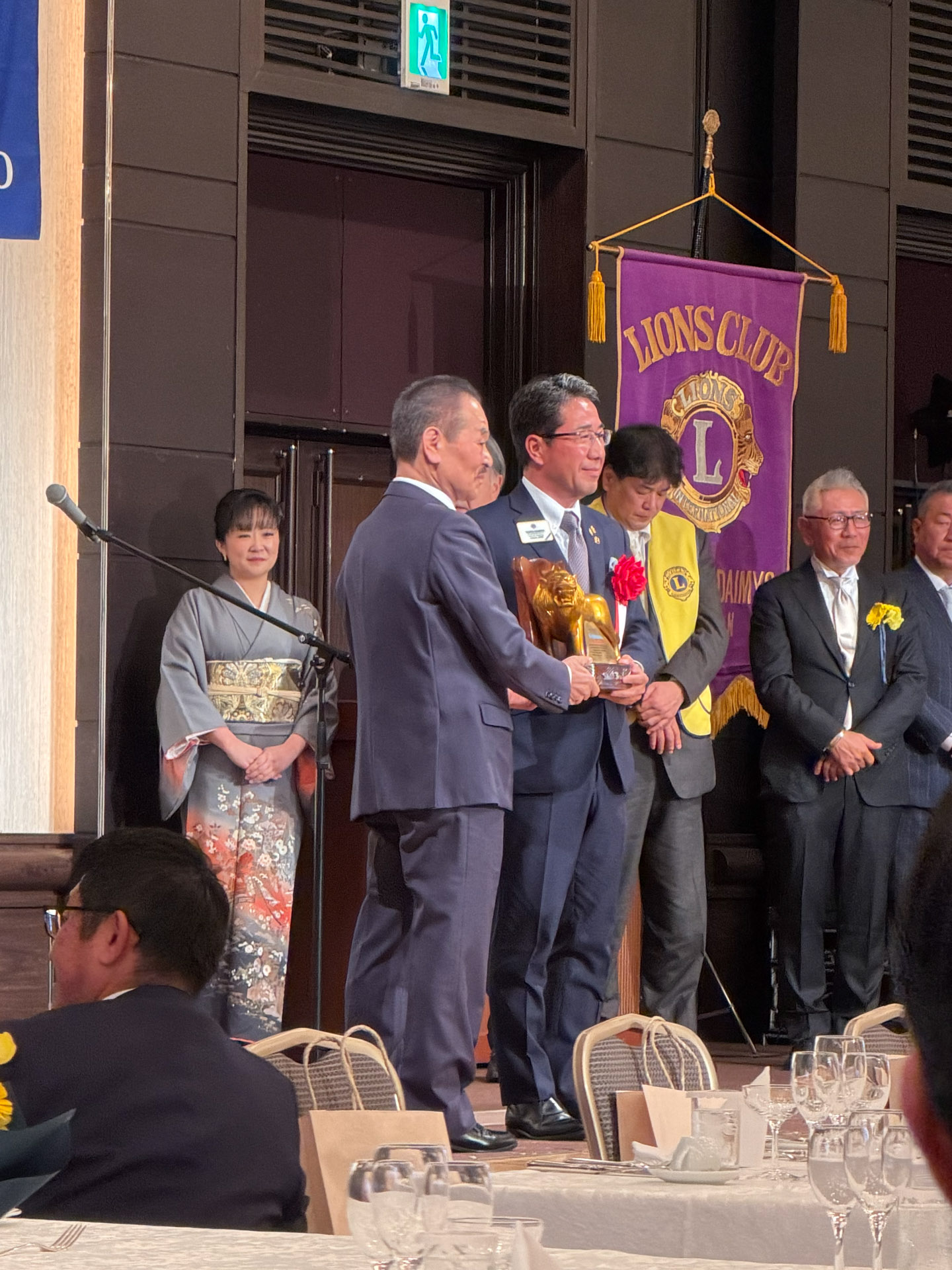 福岡大名ライオンズクラブ結成40周年記念式典 報告