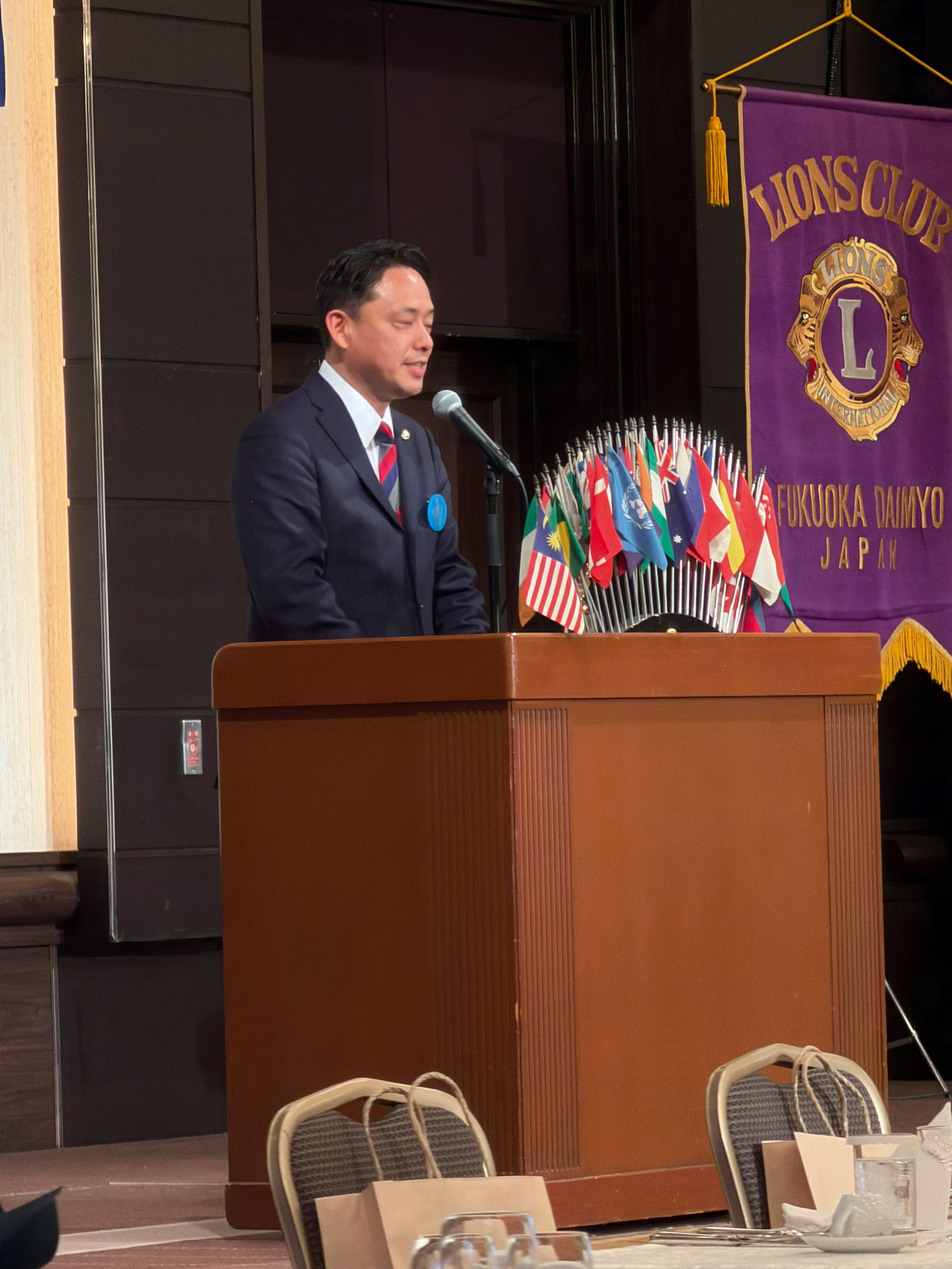 福岡大名ライオンズクラブ結成40周年記念式典 報告