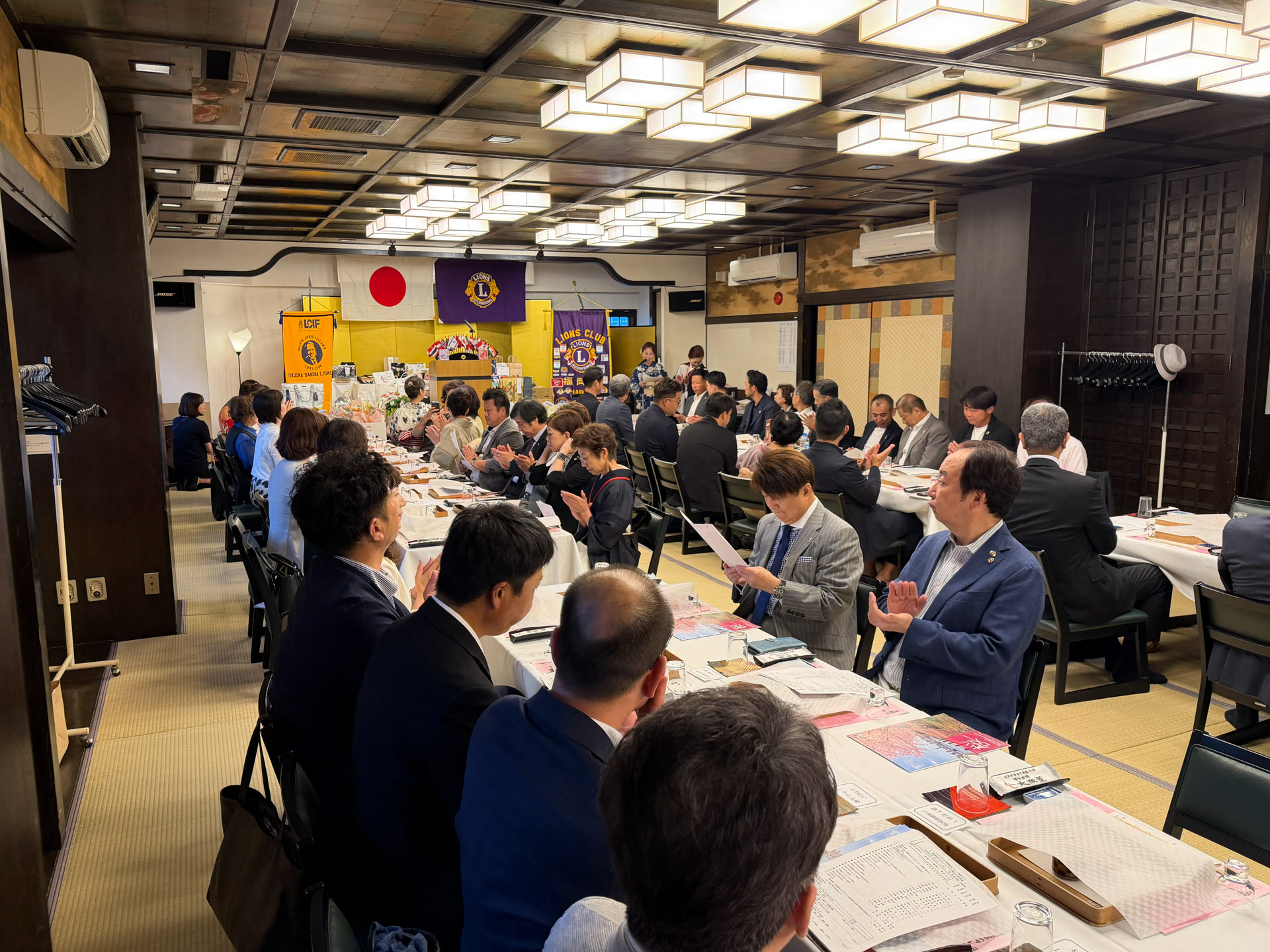 福岡桜ライオンズクラブ第881回例会(納涼例会)に参加いたしました