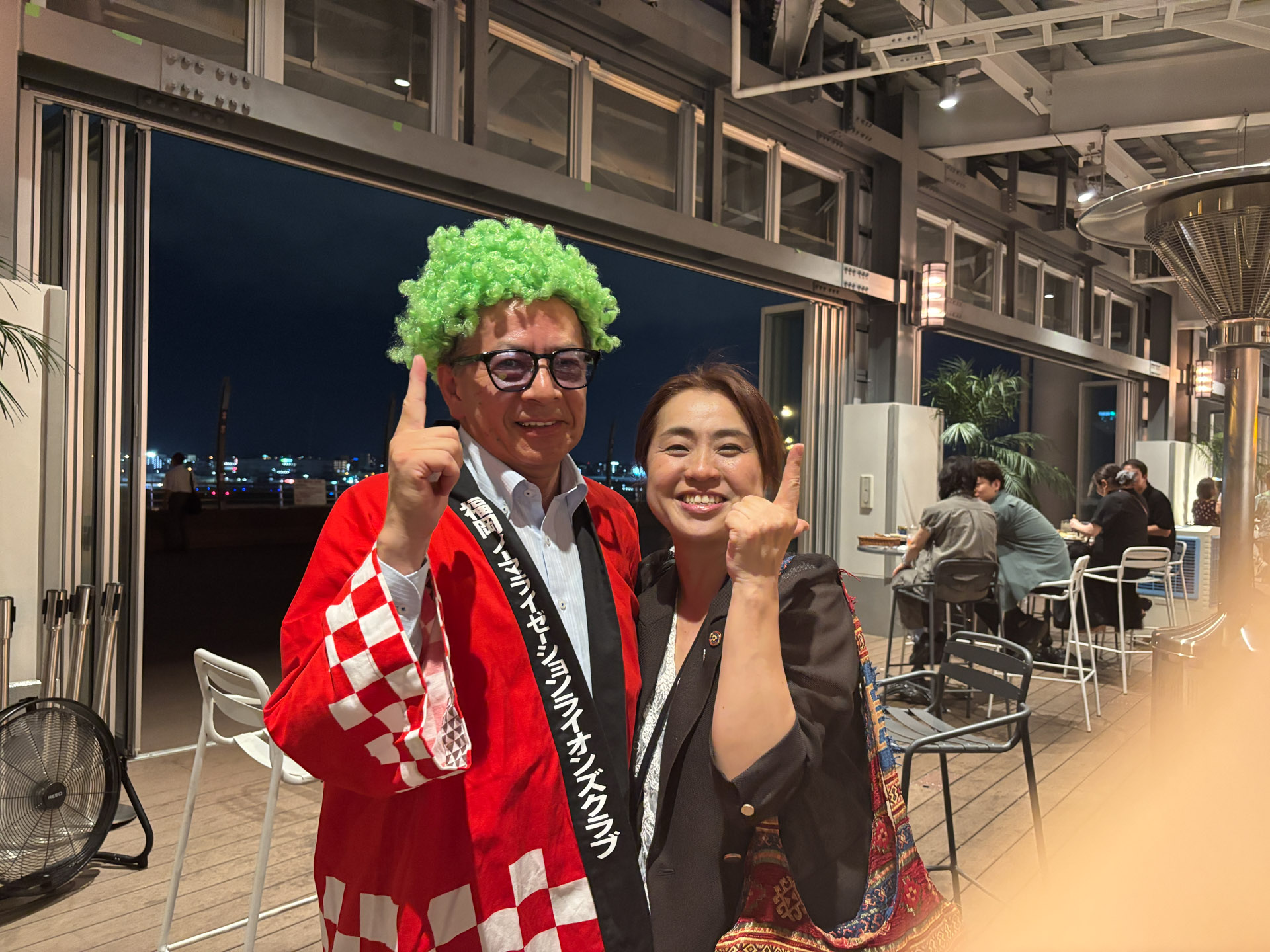 福岡大樹ライオンズクラブ・福岡ノーマライゼーションライオンズクラブ 合同納涼例会 報告